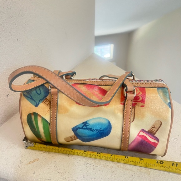VNTG‎ Dooney Bourke Ice Cream Bars Popsicle Signature Barrel Satchel Bag Purse - Picture 10 of 16